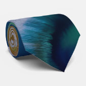 Waves op een Sandy strand Stropdas (Opgerold)