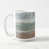 Waves op het tropische Afbeelding van het strand Koffiemok (Links)