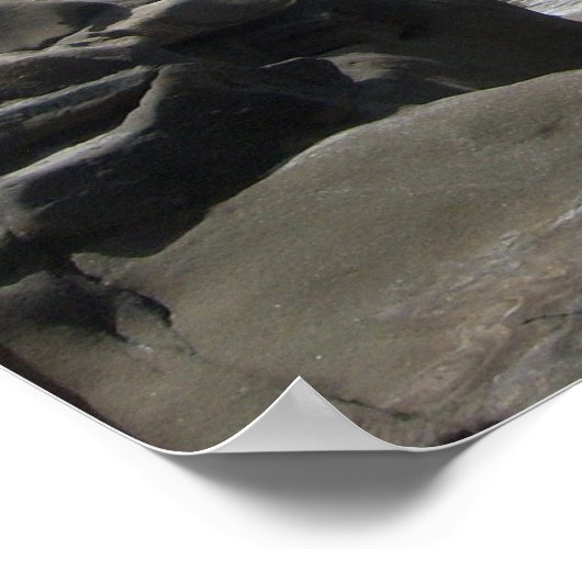 Waves op Wind in Zee Poster (Hoek)