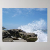 Waves op Wind in Zee Poster (Voorkant)