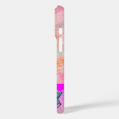 WAVES / Paarse lichtroze zwendels in gouden enkels Case-Mate iPhone Case (Achterkant / Links)