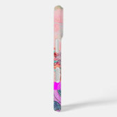 WAVES / Paarse lichtroze zwendels in gouden enkels Case-Mate iPhone Case (Achterkant / Rechts)