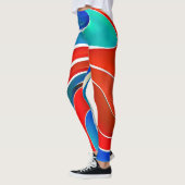 Waves Pattern #02 Leggings (Links)