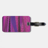 Waves-purple Bagagelabel (Achterkant horizontaal)