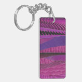 Waves-purple Sleutelhanger (Voorkant Links)