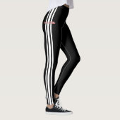 Waves Racer Leggings - White Stripe Edition (Rechts)