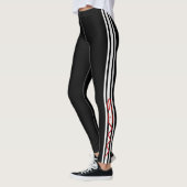 Waves Racer Leggings - White Stripe Edition (Links)