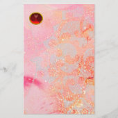 WAVES RED RUBY BRIEFPAPIER (Voorkant)