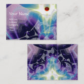 WAVES RUBY, bright blue, paars, red platinum Visitekaartje (Voorkant / Achterkant)
