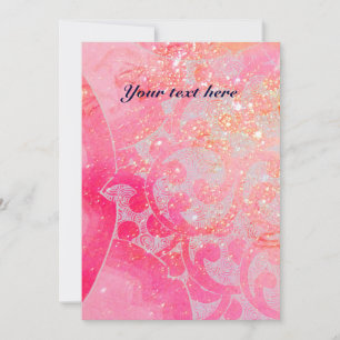 WAVES RUBY, heldere rode blauwe, roze goudsparken