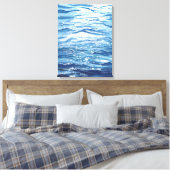 Waves schilderen canvas afdruk (Insitu (Slaapkamer))