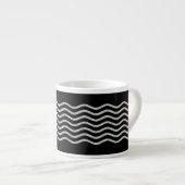  Waves Silver + uw backgr, tekst en ideeën Espresso Kop (Voorkant rechts)