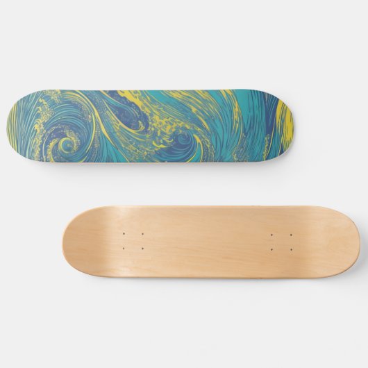 Waves Skateboard (Horizontaal)