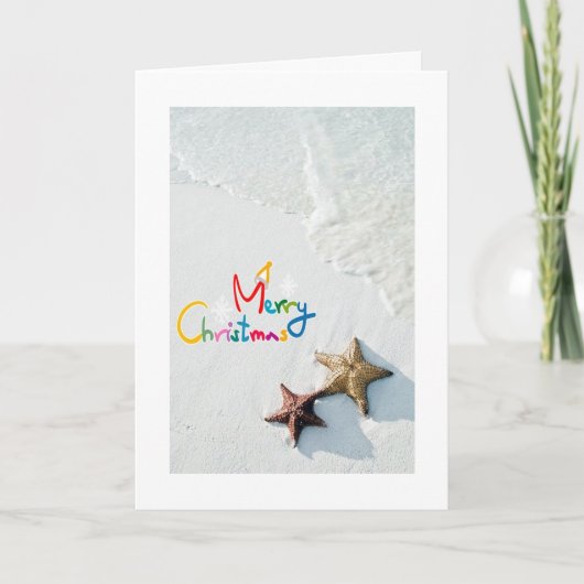 WAVES/STAR VIS GREETTES IN CHRISTMAS AC MILS FEESTDAGEN KAART (Voorkant)