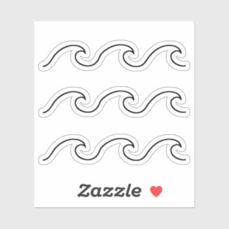Waves-Sticker Sticker