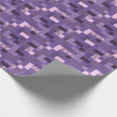 Waves Stripes Stippen: modern naadloos. Cadeaupapier (Hoek)