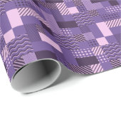 Waves Stripes Stippen: modern naadloos. Cadeaupapier (Rol Hoek)