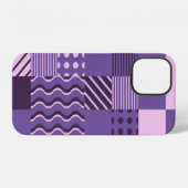 Waves Stripes Stippen: modern naadloos. iPhone Hoesje (Achterkant horizontaal)