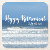 Waves & surf-cadeau kartonnen onderzetters (Voorkant)