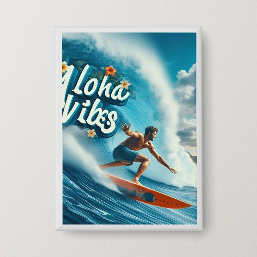 Waves & Wanderlust Collectie Button (Voorkant)