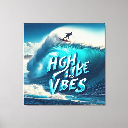 Waves & Wanderlust Collectie Canvas Afdruk (Voorkant)