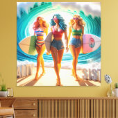 Waves & Wanderlust Collectie Canvas Afdruk (Insitu (Woonkamer))