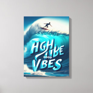 Waves & Wanderlust Collectie Canvas Afdruk