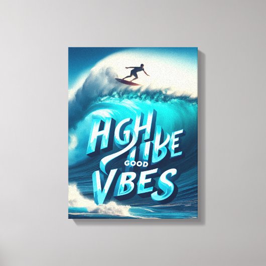 Waves & Wanderlust Collectie Canvas Afdruk (Voorkant)