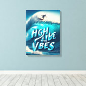 Waves & Wanderlust Collectie Canvas Afdruk (Insitu (Houten vloer))