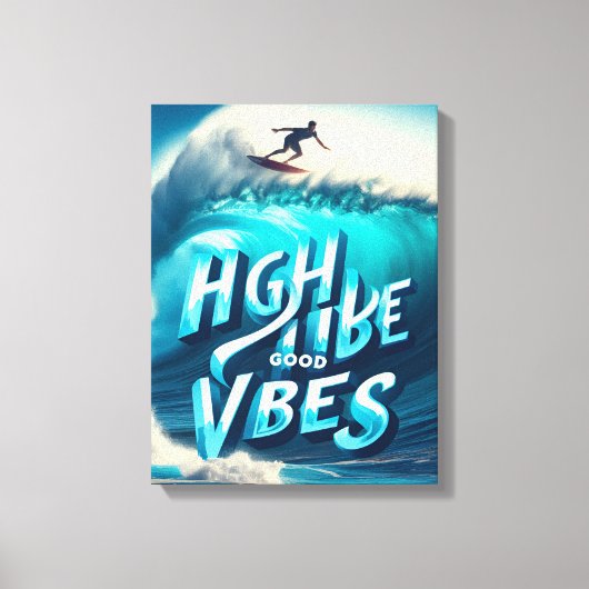 Waves & Wanderlust Collectie Canvas Afdruk (Voorkant)