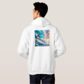 Waves & Wanderlust Collectie Hoodie (Achterkant volledig)