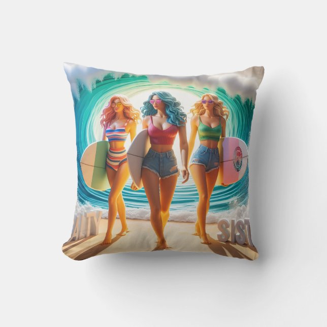 Waves & Wanderlust Collectie Kussen (Voorkant)