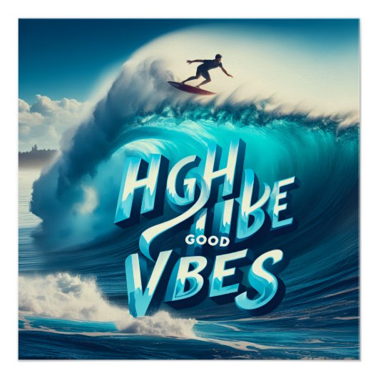 Waves & Wanderlust Collectie Perfect Poster (Voorkant)