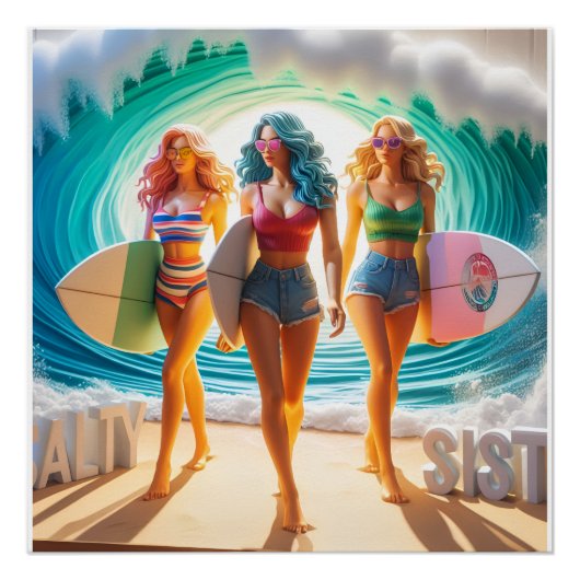 Waves & Wanderlust Collectie Perfect Poster (Voorkant)