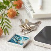 Waves & Wanderlust Collectie Sleutelhanger (Zijkant)