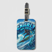 Waves & Wanderlust Collection Bagagelabel (Voorkant (verticaal))