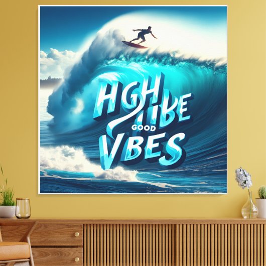 Waves & Wanderlust Collection Canvas Afdruk (Insitu (Woonkamer))