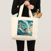 Waves & Wanderlust Collection Grote Tote Bag (Voorkant (product))