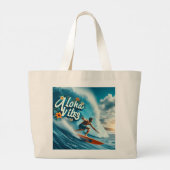 Waves & Wanderlust Collection Grote Tote Bag (Achterkant)