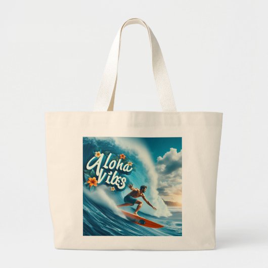 Waves & Wanderlust Collection Grote Tote Bag (Voorkant)