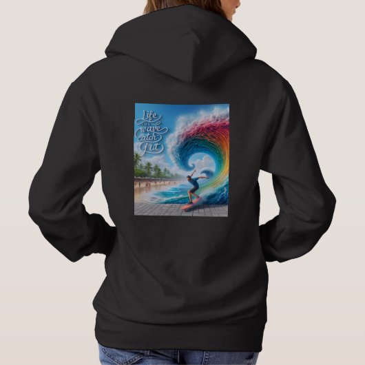 Waves & Wanderlust Collection Hoodie (Achterkant)