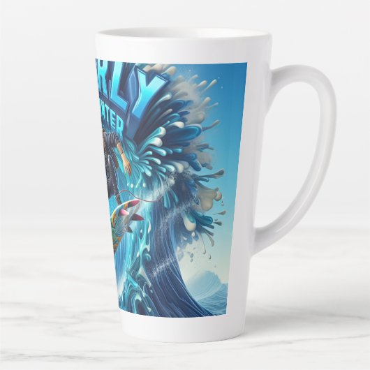 Waves & Wanderlust Collection Latte Mok (Rechts)