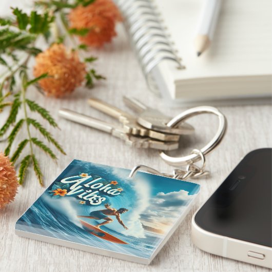 Waves & Wanderlust Collection Sleutelhanger (Voorkant Rechts)