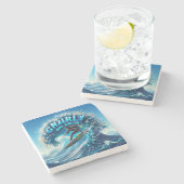 Waves & Wanderlust Collection Stenen Onderzetter (Zijkant)