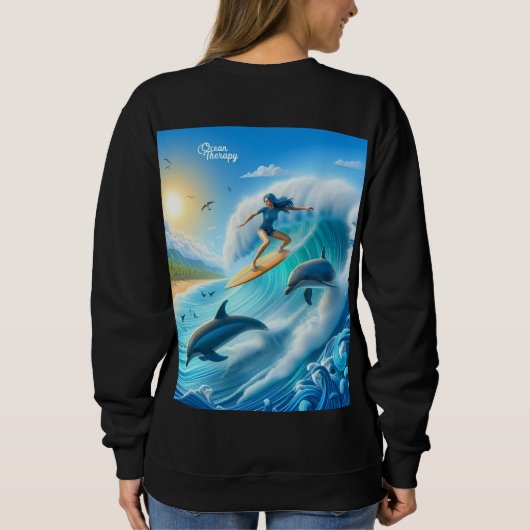 Waves & Wanderlust Collection Sweatshirt (Achterkant)
