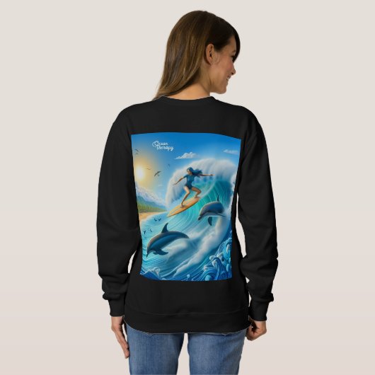 Waves & Wanderlust Collection Sweatshirt (Achterkant volledig)