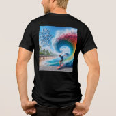 Waves & Wanderlust Collection Tri-Blend Shirt (Achterkant)