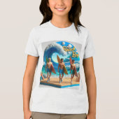 Waves & Wanderlust Collection Tri-Blend Shirt (Voorkant)