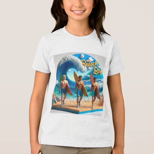 Waves & Wanderlust Collection Tri-Blend Shirt (Voorkant)