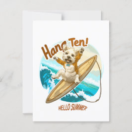 Waves & Woofs Wishes Briefkaart